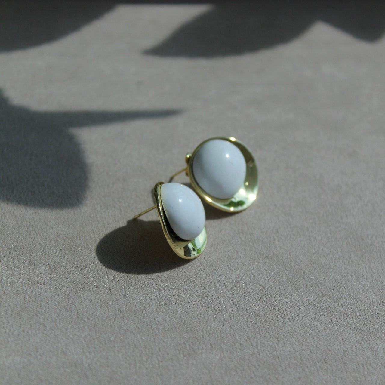 Aretes oro laminado