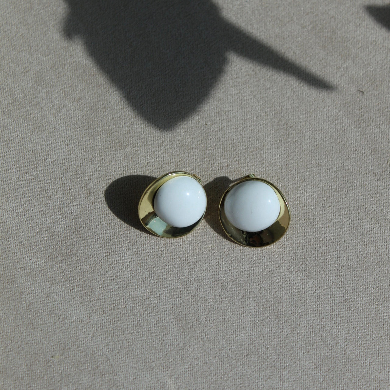 Aretes oro laminado
