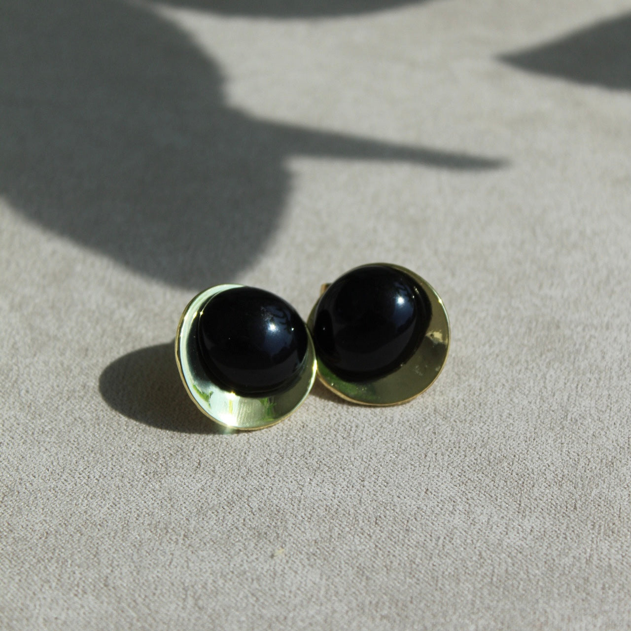 Aretes oro laminado