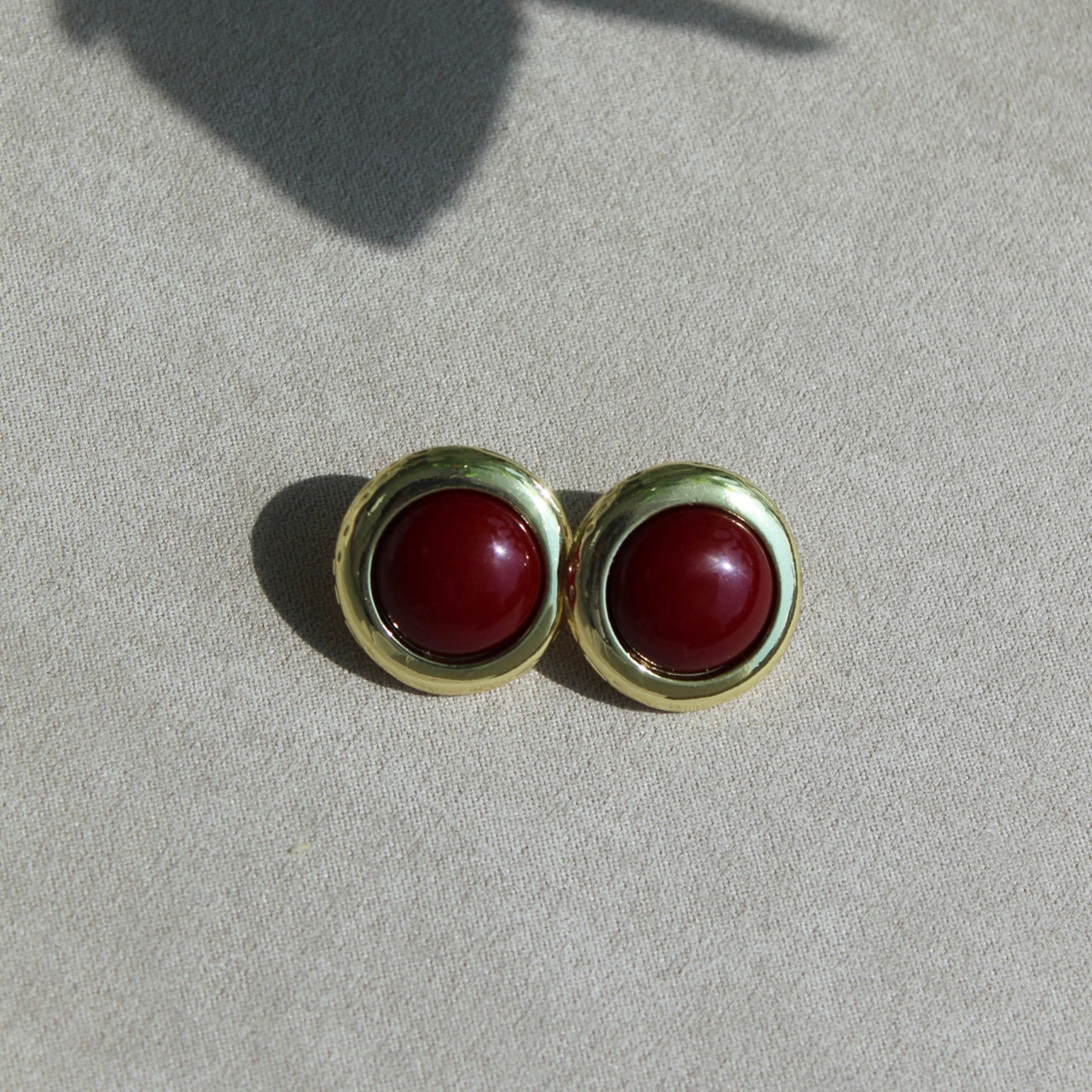 Aretes oro laminado