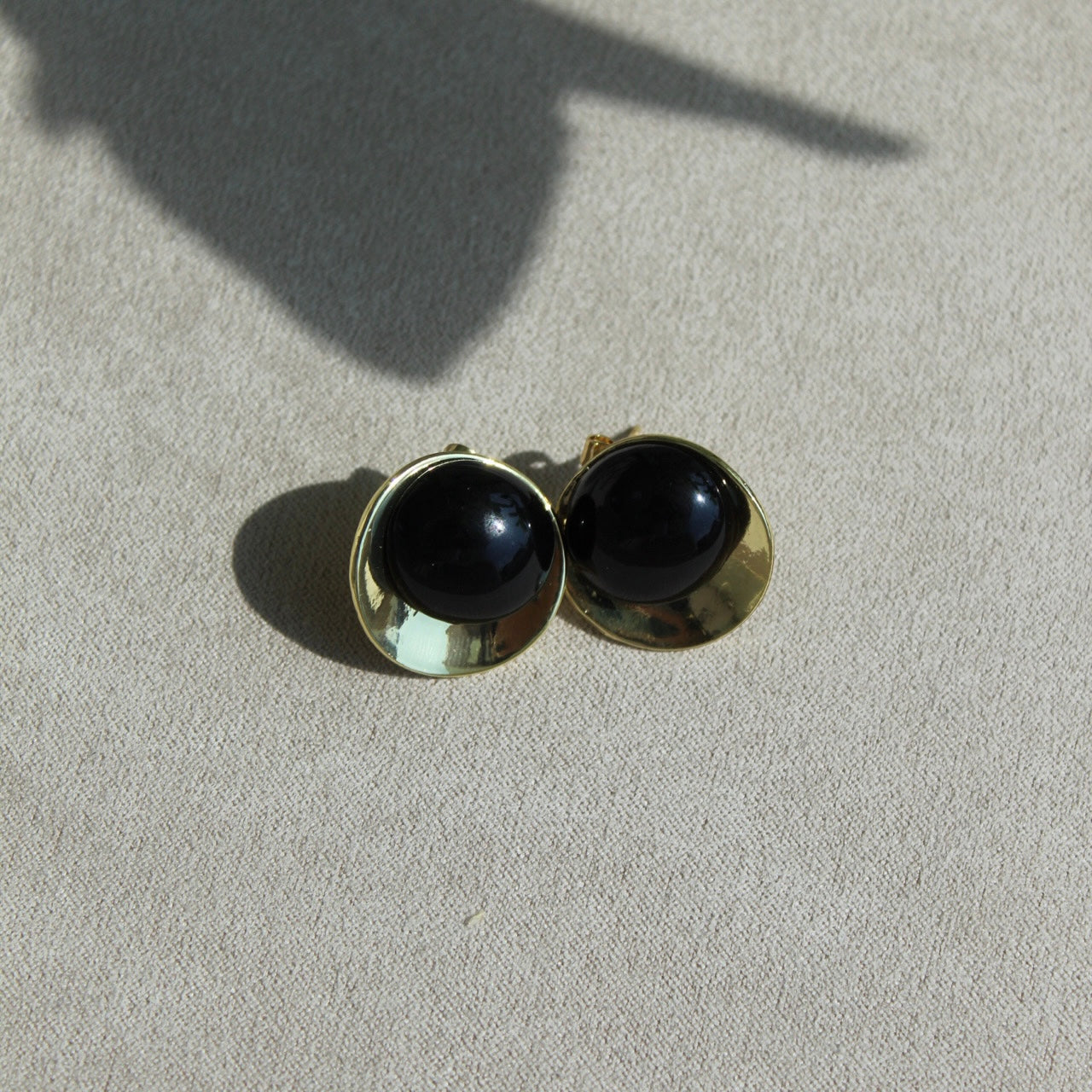 Aretes oro laminado