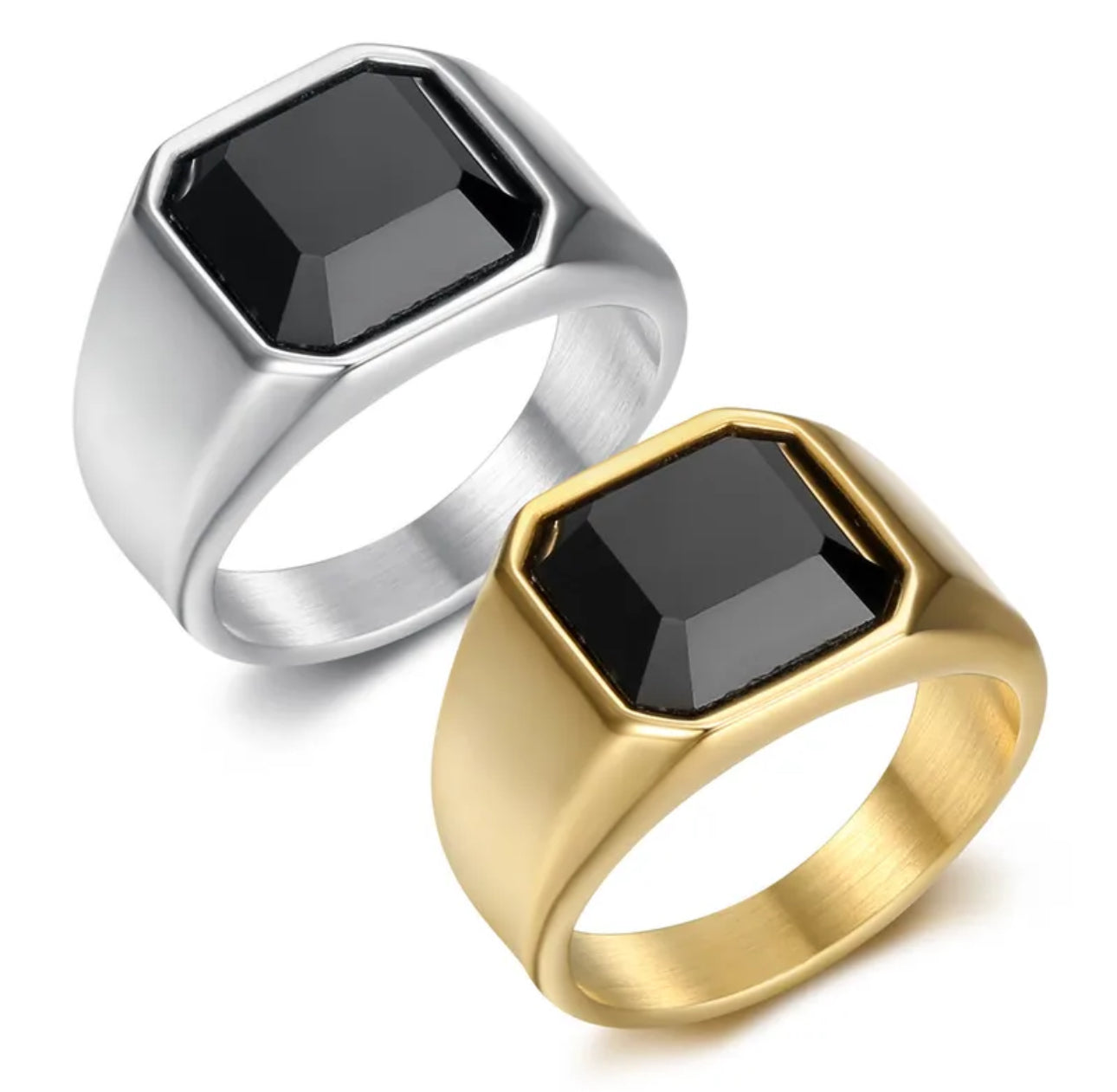 Black Stone Ring