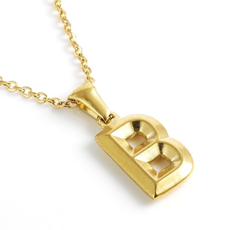 Cadena con dije de Letra