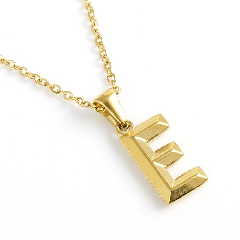 Cadena con dije de Letra