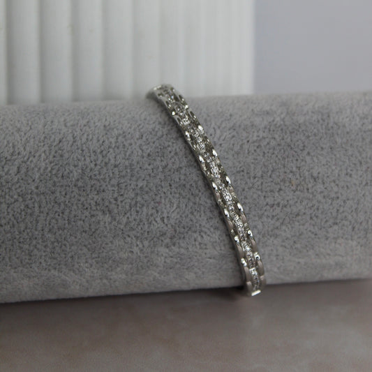 Brazalete con zirconia