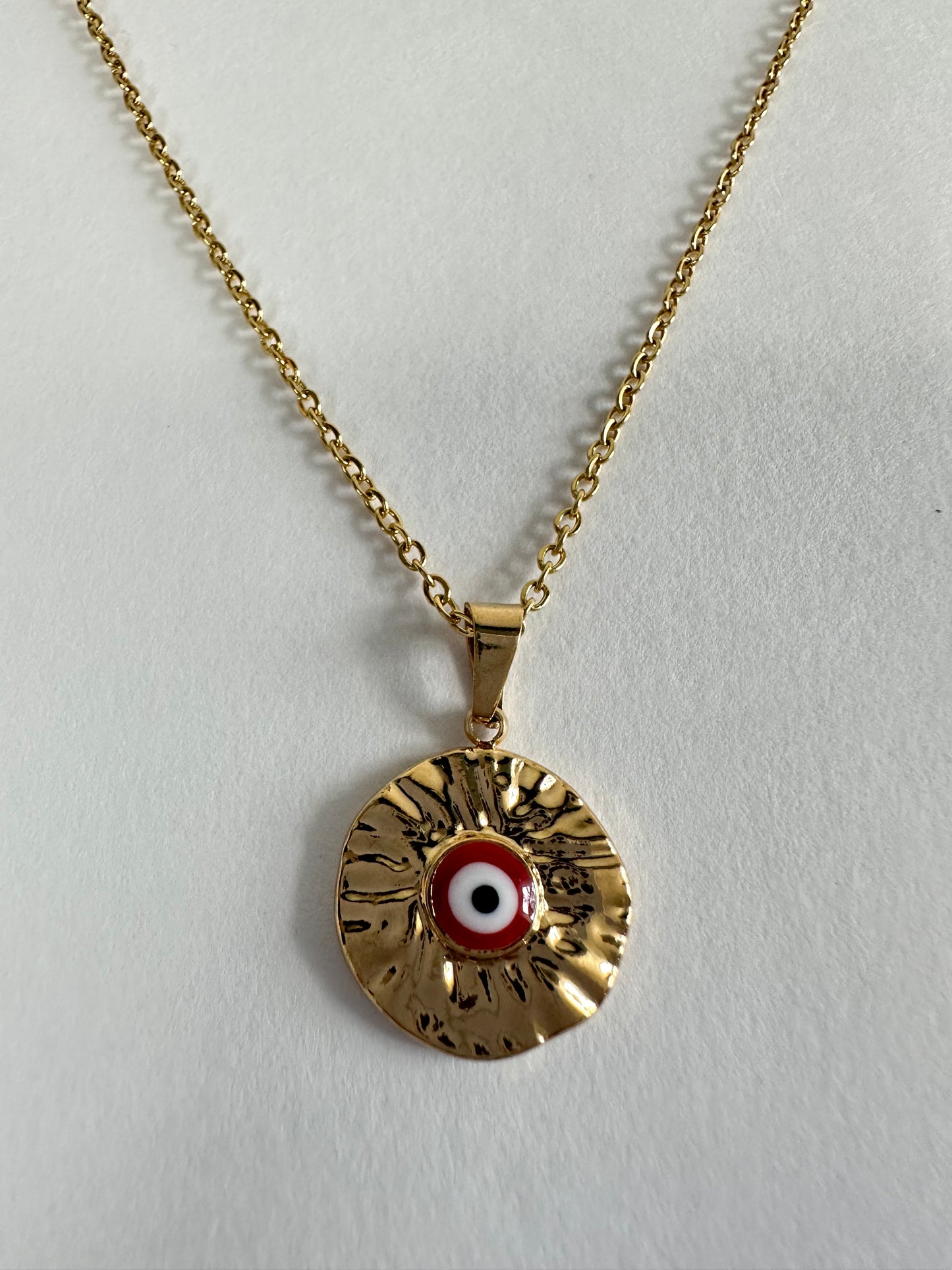 Medalla ojo turco cadena