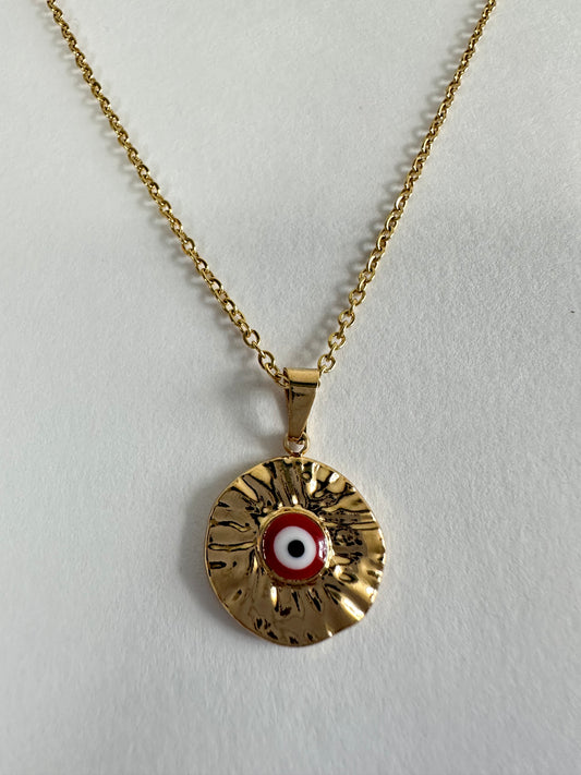 Medalla ojo turco cadena