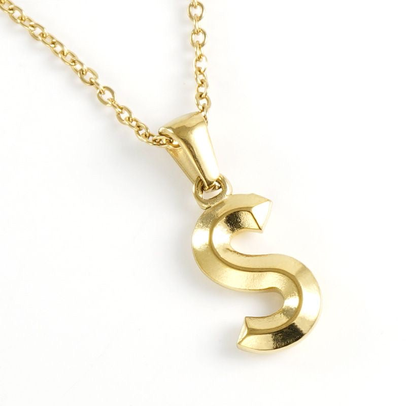 Cadena con dije de Letra