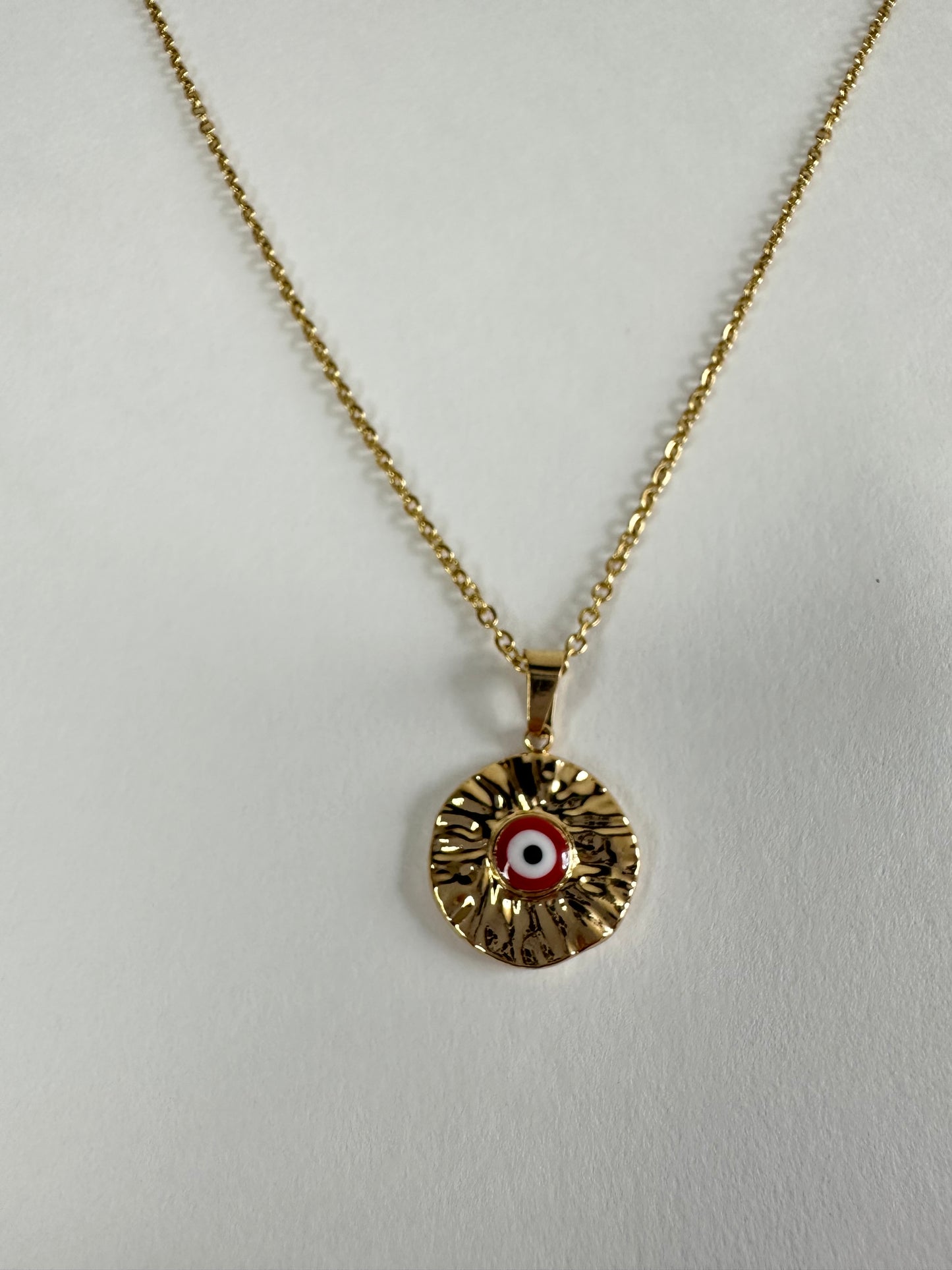 Medalla ojo turco cadena