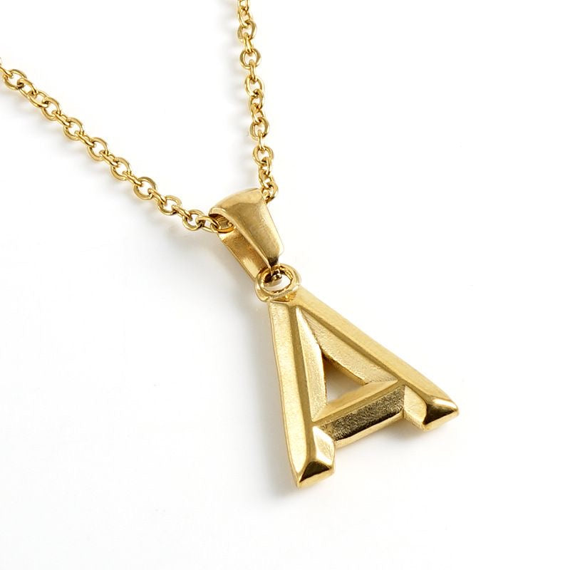 Cadena con dije de Letra