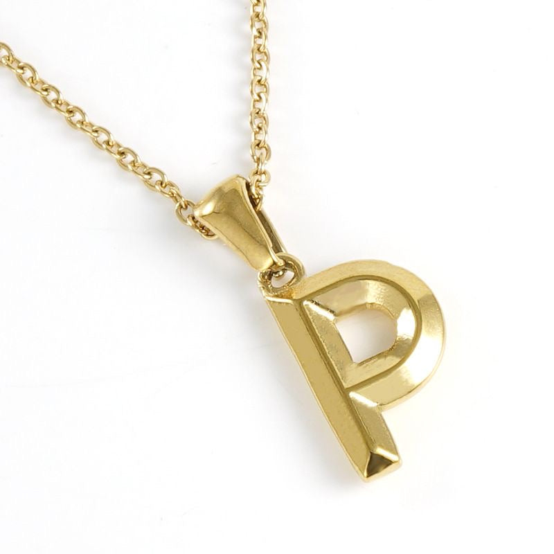 Cadena con dije de Letra
