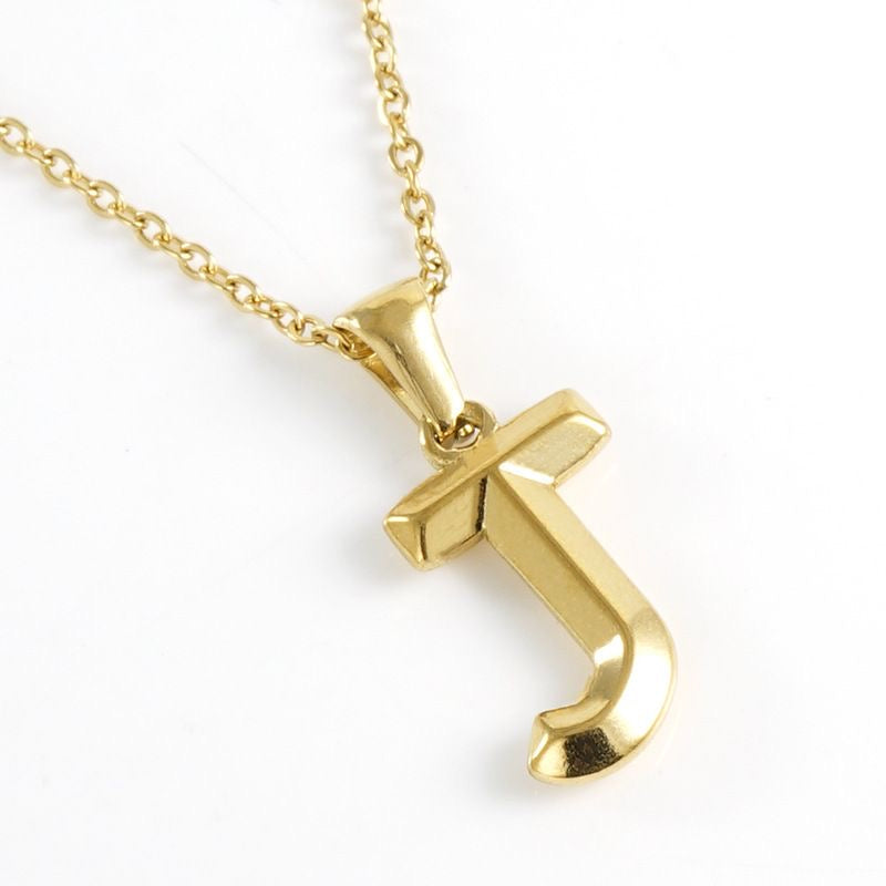 Cadena con dije de Letra