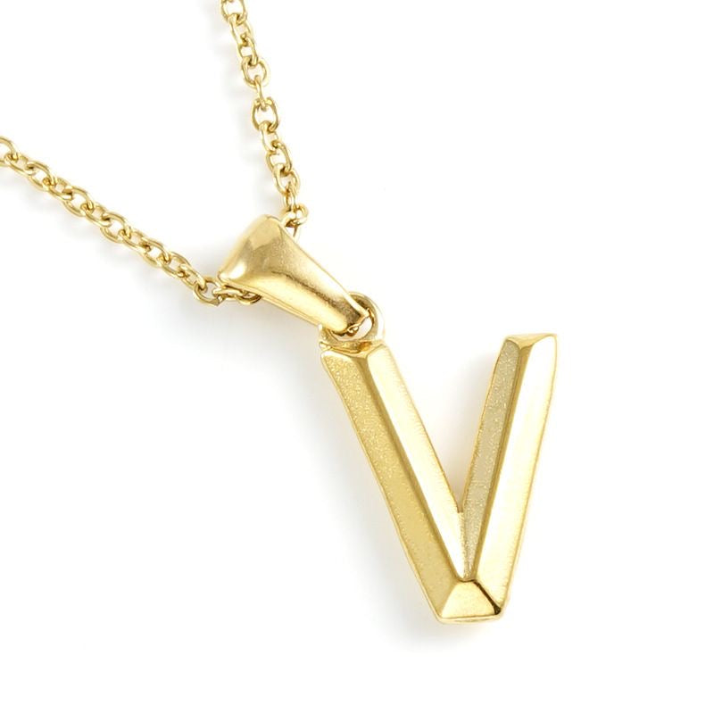 Cadena con dije de Letra