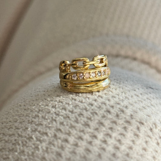 Ear Cuff Circle of Shine