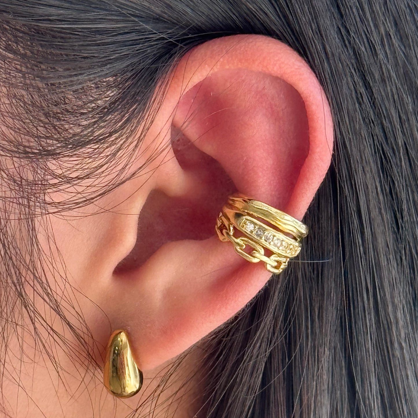 Ear Cuff Circle of Shine