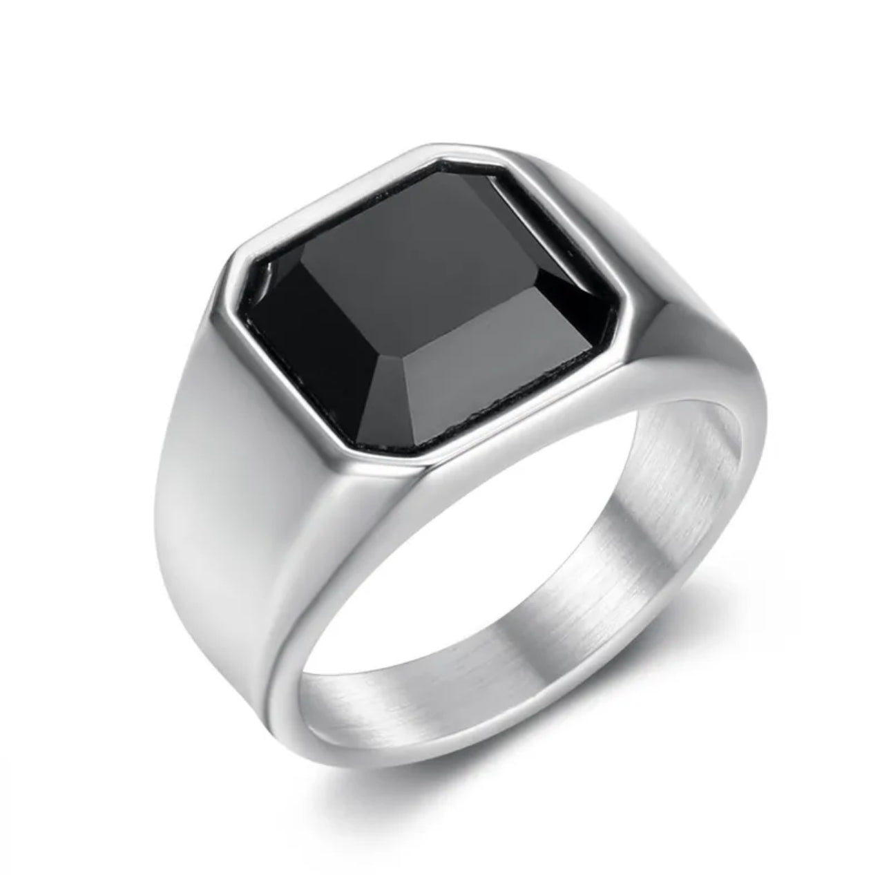 Black Stone Ring