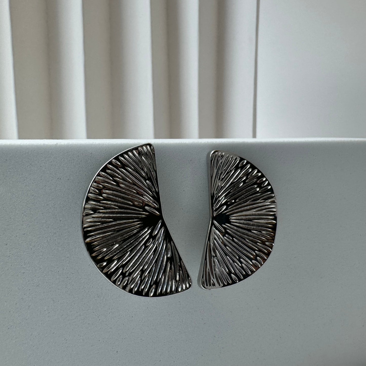 Aretes oro laminado