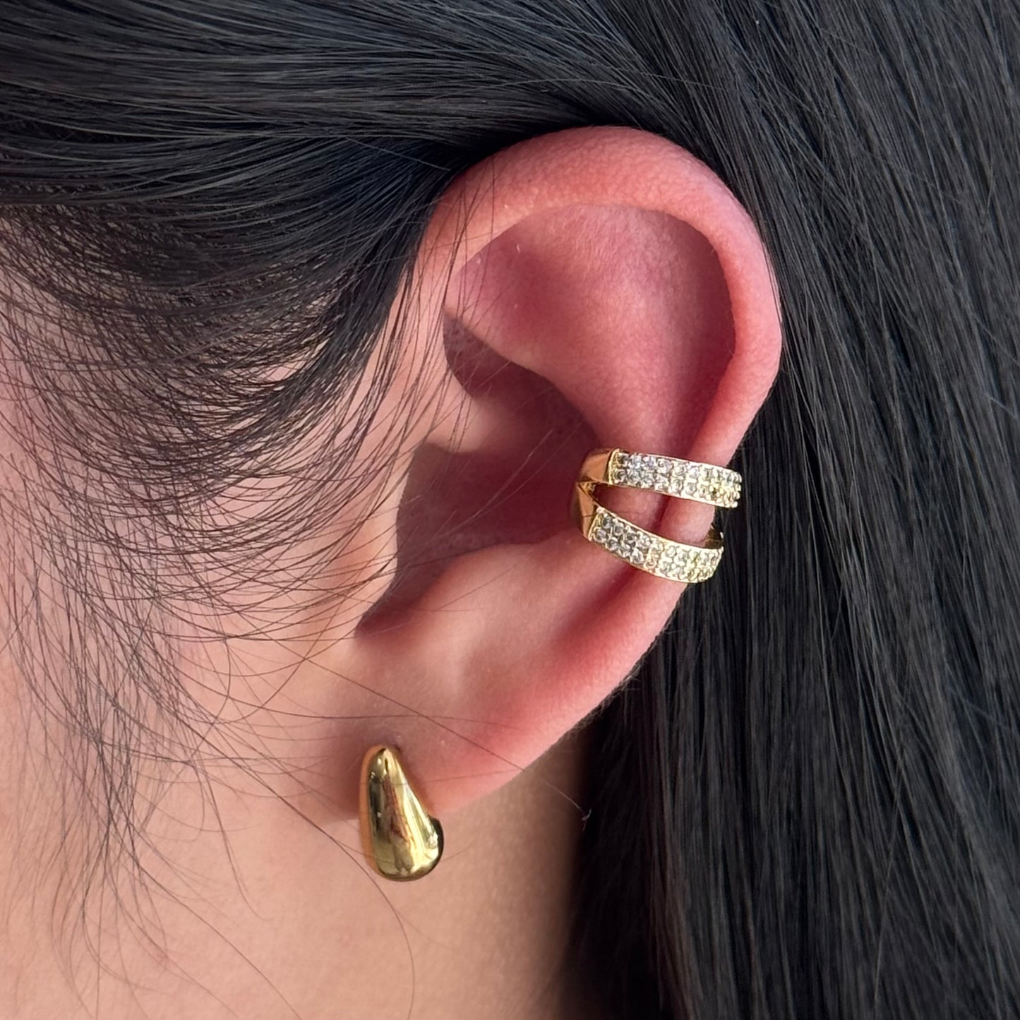 Ear Cuff Sparkle Ring