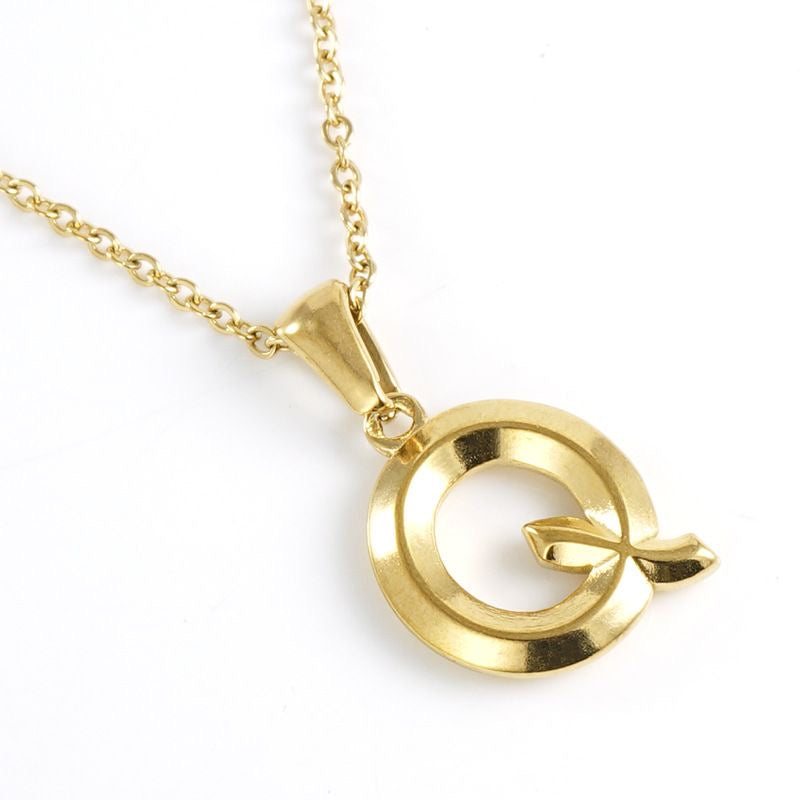 Cadena con dije de Letra