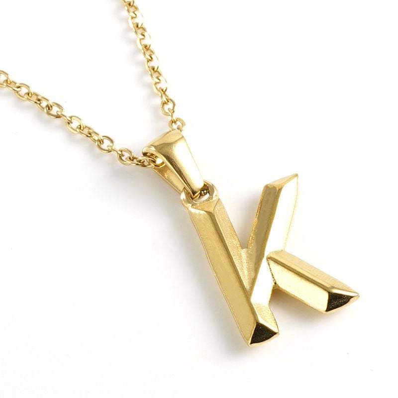 Cadena con dije de Letra