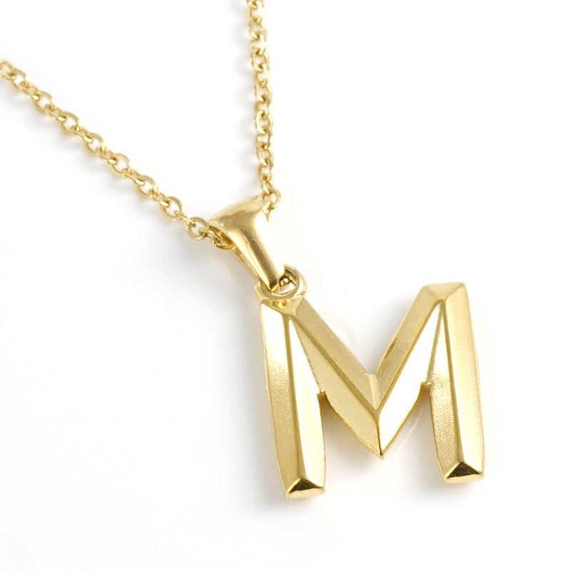 Cadena con dije de Letra