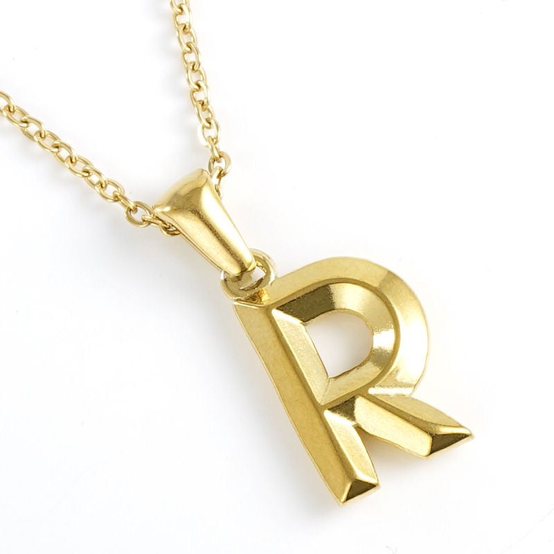 Cadena con dije de Letra
